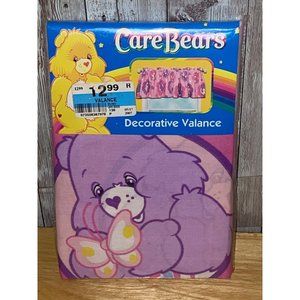 NOS 2004 Care Bears Share Some Love Decorative Valance Cotton Blend Purple Pink